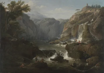 As Cataratas de Tivoli, 1737