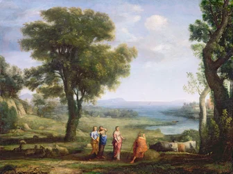 Paisagem com as Heliads procurando por seu irmão Phaeton