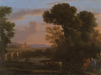 Paisagem pastoral, 1648