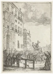 Estátua equestre do Imperador do Sacro Império Romano
Le Statue equestre du roi des romains
Fogos de artifício e festividades para assinalar o recém-eleito imperador do Sacro Império Romano (título da série)
