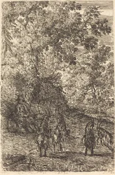 Pastor com quatro cabras (Les quatre chèvres)