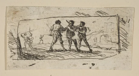 Estude com a Seção Inferior de Brigands, ca. 1633