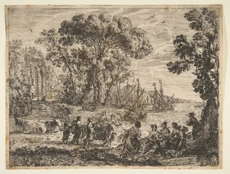 A violação de Europa, 1634.