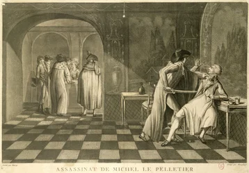 Assassinato do deputado Louis-Michel Le Peletier de Saint-Fargeau, 20 de janeiro de 1793