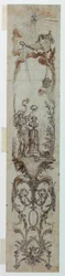 Desenho, Projectos de painéis pintados com Fortune e Jacques Necker, 1788-90