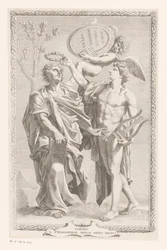 Apolo coroa Publius Vergilius Maro Título da página: Publius Vergilius Maro, Publius Virgilius Maronis Opera, 1641