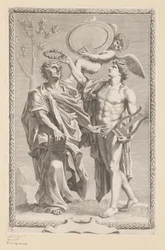 Coroa Apollo Publius Virgil Maro
Página de título de Publius Vergilius Maro, Publii Virgilii Maronis Opera, 1641.