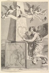 Frontispício do Novo Testamento em grego, 1642.