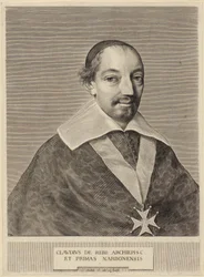 Retrato de Claude de Rebé, arcebispo de Narbonne