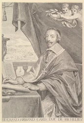 Retrato do cardeal Richelieu, 1651.