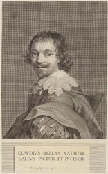 Autorretrato de Claude Mellan