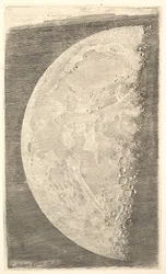 A Lua em seu Quarto Final, 1635.