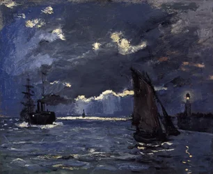 Marinha, navios ao luar