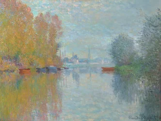 outono no Sena, Argenteuil 1873 (óleo sobre tela)