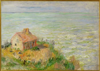 Cabine aduaneira, efeito da tarde