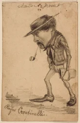 Caricatura de Henri Cassinelli (“Rufus Crotinelli”)