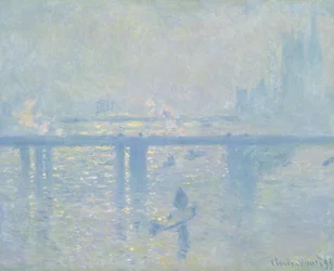 Ponte de Charing-Cross em Londres, 1899