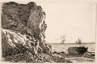 Penhascos e mar, Sainte-Adresse