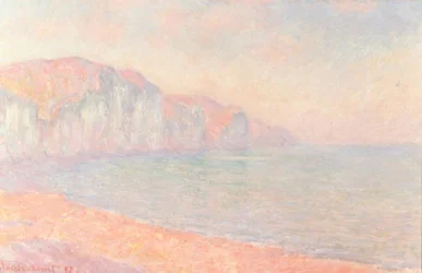 Falésias de Pourville, de manhã