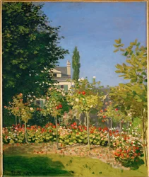Jardin en fleurs a Sainte-Adresse (óleo sobre tela)