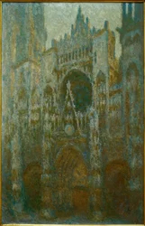 A catedral de Rouen, o portal