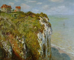 A falésia em Dieppe