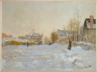 Neve em Argenteuil (óleo sobre tela)