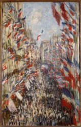 Rua Montorgeuil, Paris. Festa de 30 de junho de 1878