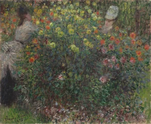 Senhoras entre flores