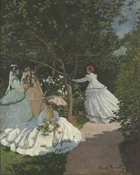 Senhoras no jardim