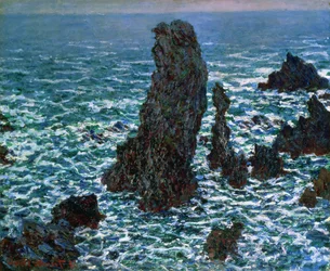 As Pirâmides em Port-Coton, Belle-Île-en-Mer, 1886