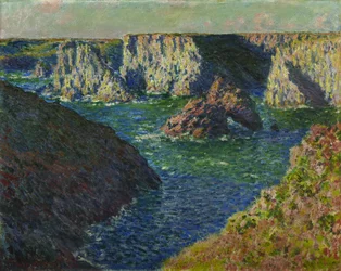 As rochas de Belle-Ile As rochas de Belle-Ile, 1886.