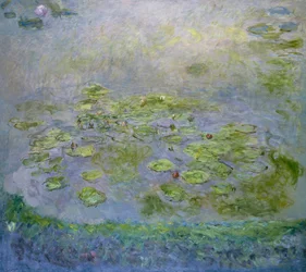 The Nymphs (Water Lilies) - Pintura de Claude Monet (1840-1926), óleo sobre tela