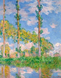 Álamos ao sol, 1891