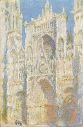 Catedral de Rouen, Fachada Oeste, Luz Solar