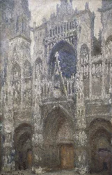 Catedral de Rouen, o portal oeste, Harmonia em cinza, 1894