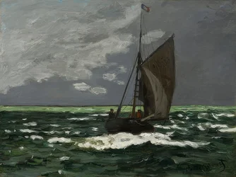 Seascape, tempestade. 1866