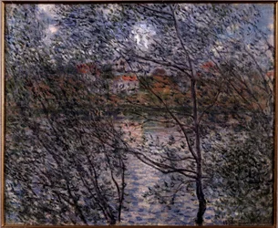 primavera através dos ramos