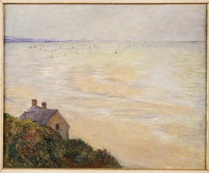 A cabana em Trouville, maré baixa, 1881