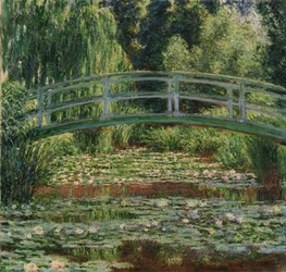 A passarela japonesa e a piscina do lírio de água, Giverny