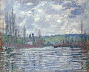 O Sena em inundação em Vetheuil, 1881