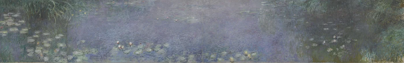 Os nenúfares - reflexões de árvores, 1914-1926