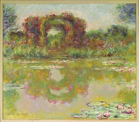 Os arcos de rosas, Giverny