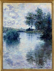Pintura Vetheuil de Claude Monet (1840-1926) 1879 Sol. 0,8x0,6 m Rouen, museume des Beaux Arts