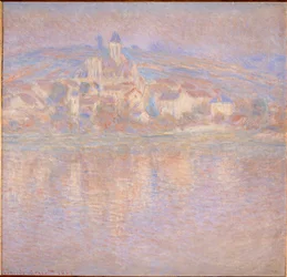 Vetheuil, pôr do sol (pintura sobre tela)