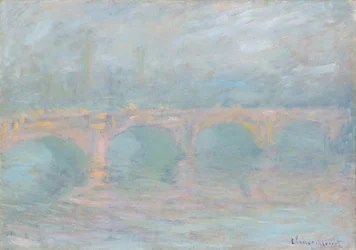 Waterloo Bridge, Londres, ao pôr do sol