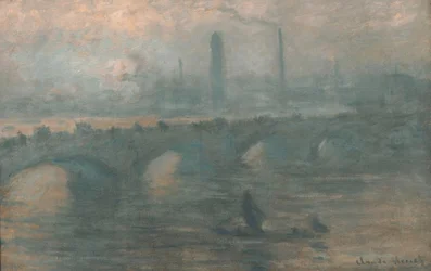 Ponte de Waterloo, manhã nublada