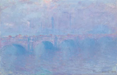 Ponte de Waterloo, efeito de brouillard