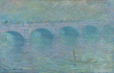 Ponte de Waterloo no nevoeiro, 1903