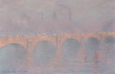 Ponte de Waterloo, sol velado